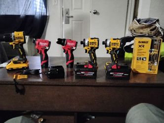 DeWalt and Milwaukee tools brand new never used