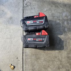 Milwakee Batteries 