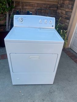 Kenmore White Front-Load Dryer gas