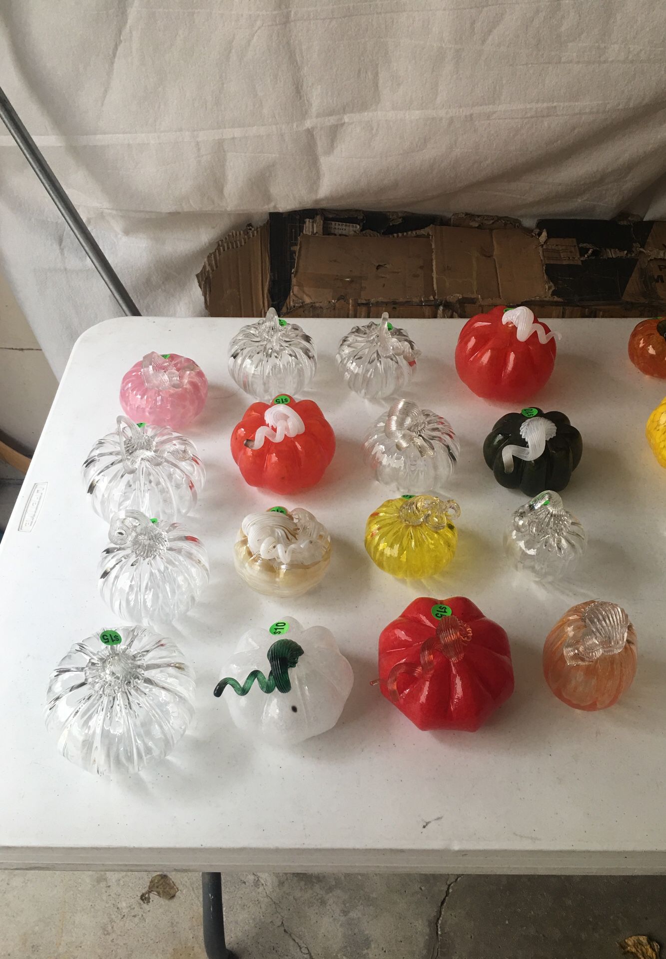 Hand-blown Glass pumpkins