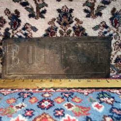 Old Antique Coffee Sign 