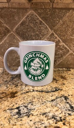 Grinchmas blend coffee cup (double sided)