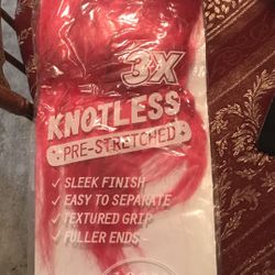 Knot less Pre- Stretched Braid, Cotton Candy Color