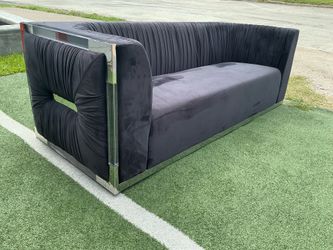Black sofa