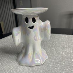 Bath & Body Works Halloween GHOST 3-Wick Candle Pedestal