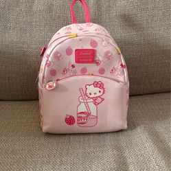 Hello Kitty Strawberry Milk Sanrio Loungefly 