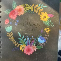 Spiral bound journal 192 line pages With God All Things Are Possible MATT  19.26