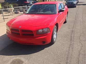 Dodge Charger Red Sedan 2009