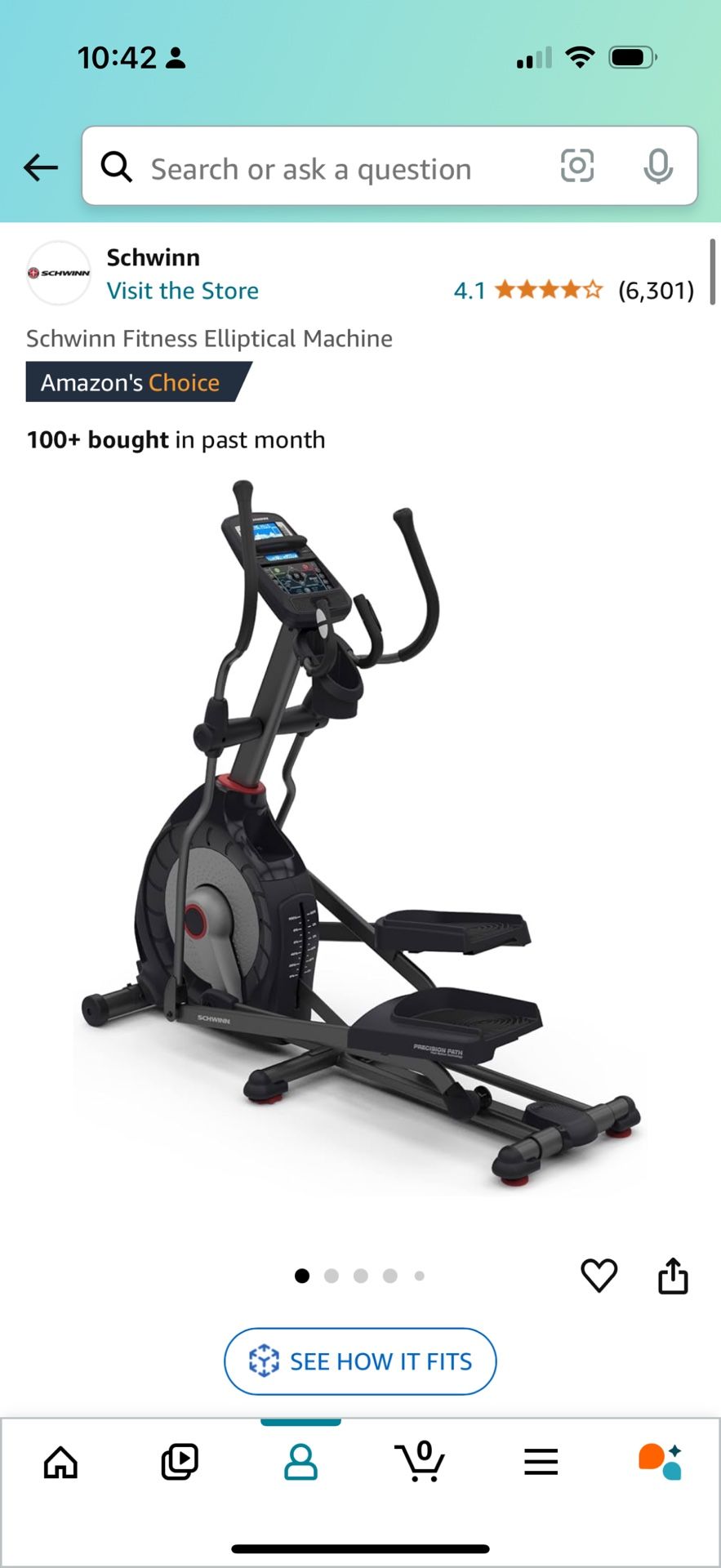 Schwinn 470 elliptical Perfect Condition Workout