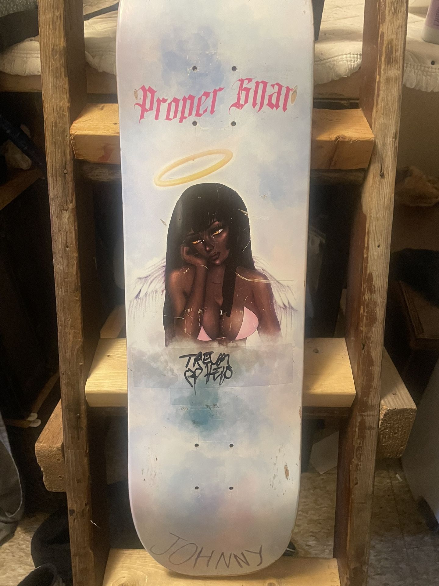 Pro Skater Trevor Heyd Signed Skateboard Deck