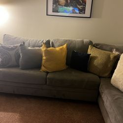 **Gray Sectional Sofa - $1,000**