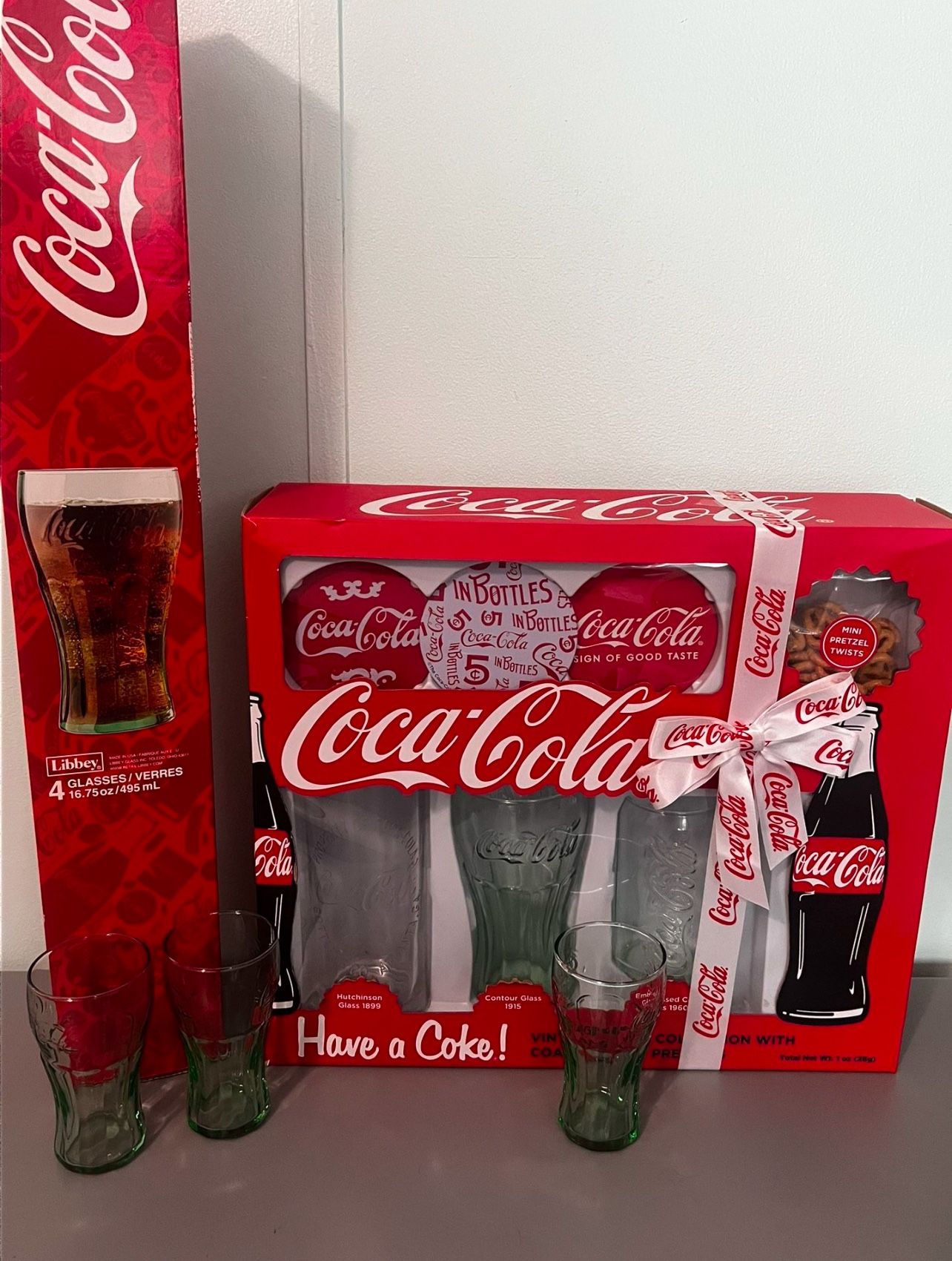 Coca Cola Vintage Glasses