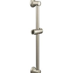 MOEN Sliding Rod for shower system, brushed nickel polish