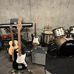 bunch of lightly used instruments 