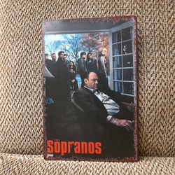 SOPRANO'S  METAL SIGN.  12" X 8".  NEW.  PICKUP ONLY.