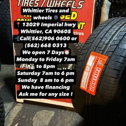 SET OF NEW TIRES, 285/40R22 FULLRUN 110W XL , INCLUDING MOUNTING AND BALANCING. ASK ME FOR ANY SIZE OR BRAND