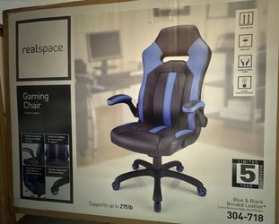Gaming Chair Blue & Black