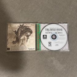 Final Fantasy Origins Ps1 Sony Playstation