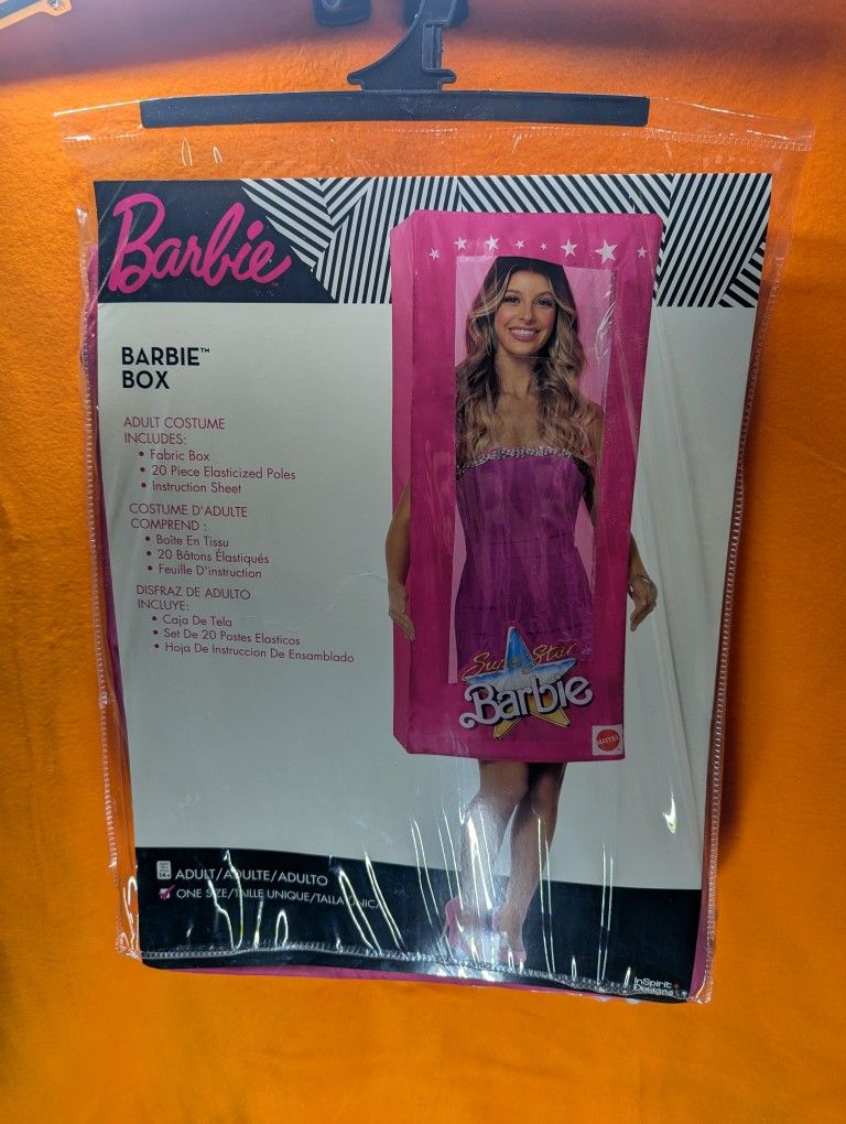 Barbie Box Adult Costume - NEW