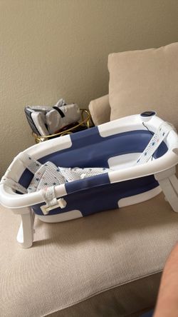 Baby bath seat pop up