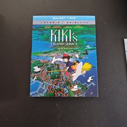 New Open Box. Kiki's Delivery Service Blu-ray + DVD with Slip