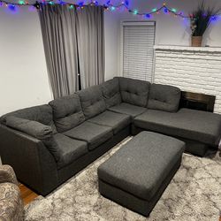 Couch Plus Ottoman 