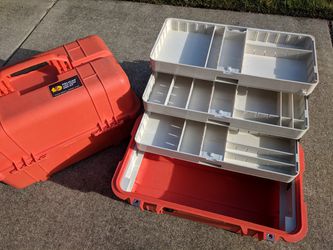 Pelican Case 1460 EMT EMS gun tool box orange first aid kit for Sale in  Tacoma, WA - OfferUp