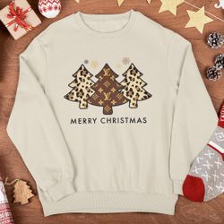 Bougie, Merry Christmas Fashion Tree Sweatshirt S/m/l/xl