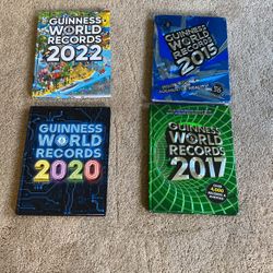 4 Guinness World Record Books Hardcover 