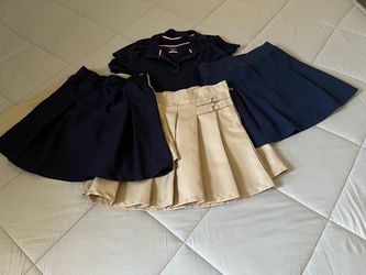 Girls Size 10 School Uniform Lot – Skorts and Polo