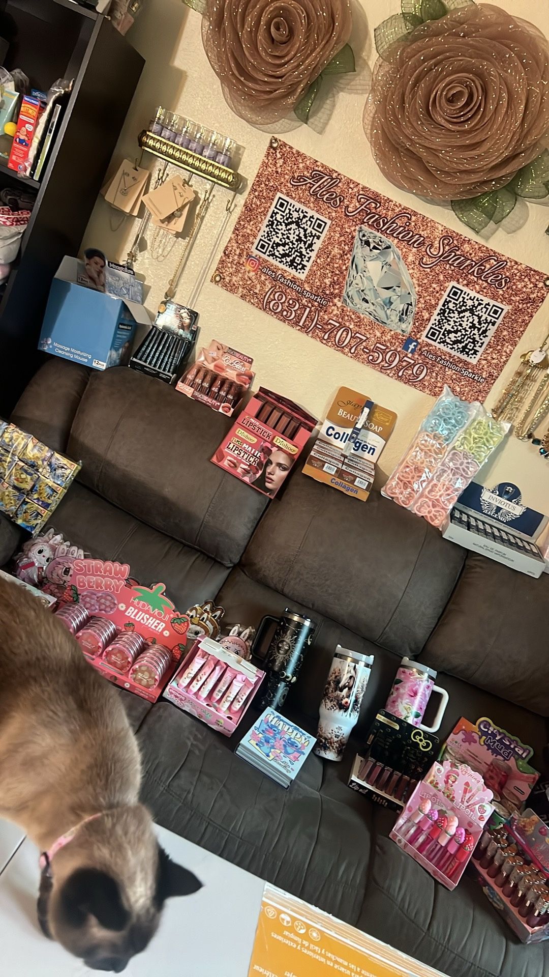 make up , accessories , tumblers &much more