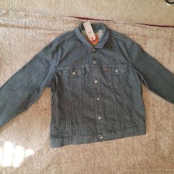 NEW LEVI'S JEAN JACKET Size Xl 