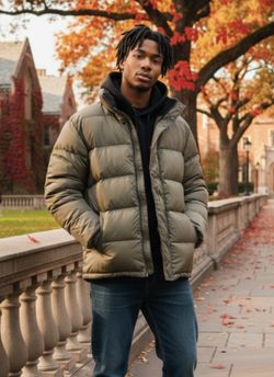 Northwest Territory Puffer Jacket, Olive Green Men's M Never Worn!