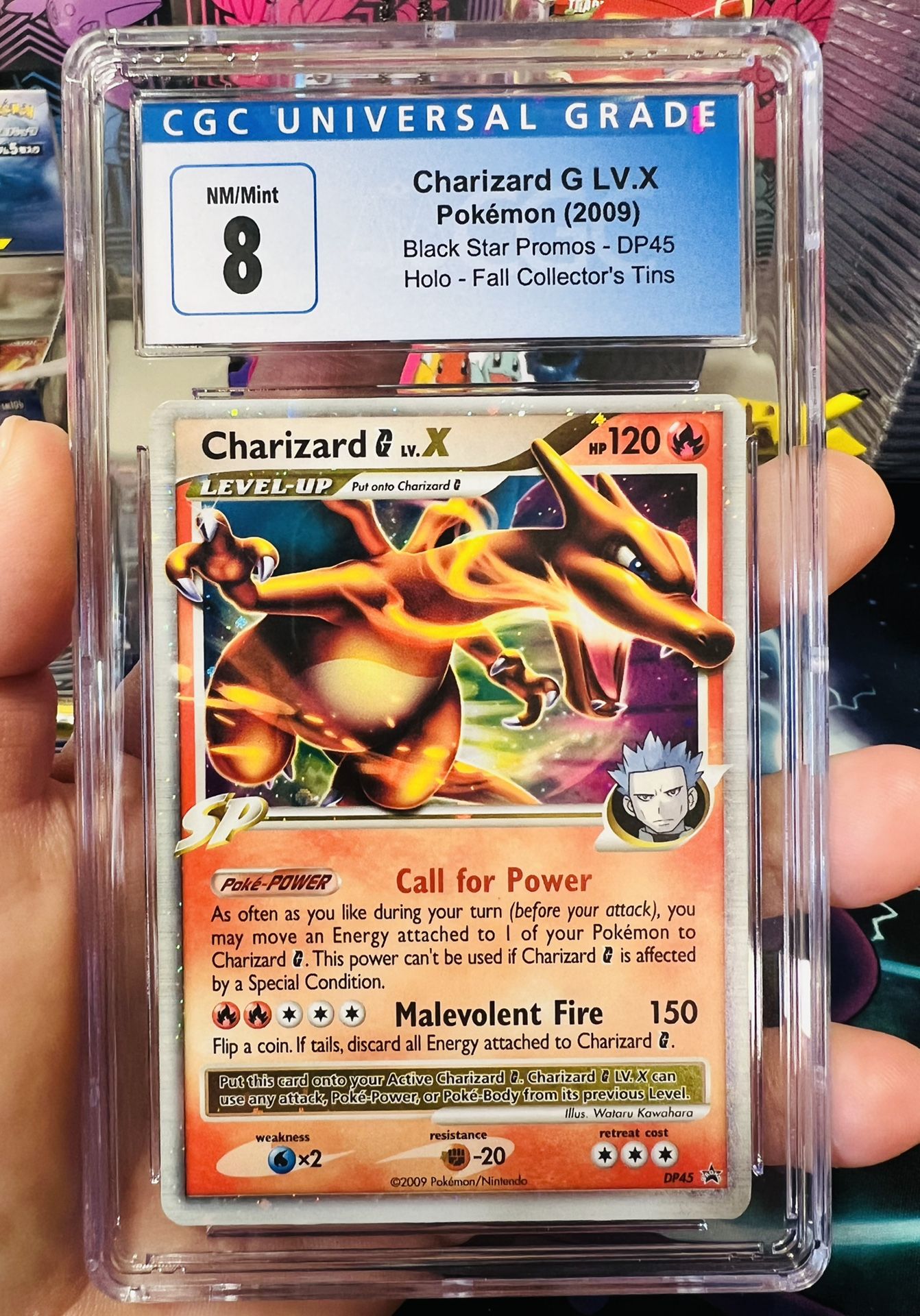 Charizard G LV. X (2009) - CGC 8