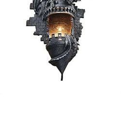 Dragon Wall Sconces With Flicker Bulbs 
