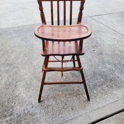 Beautiful Antique Highchair 