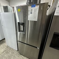 Samsung Stainless Steel Trio Refrigerator Fridge 32 Inches Wide 