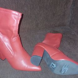 Red Forever 21 Boots Sz 7
