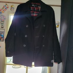 Coat Negro Talla Small 