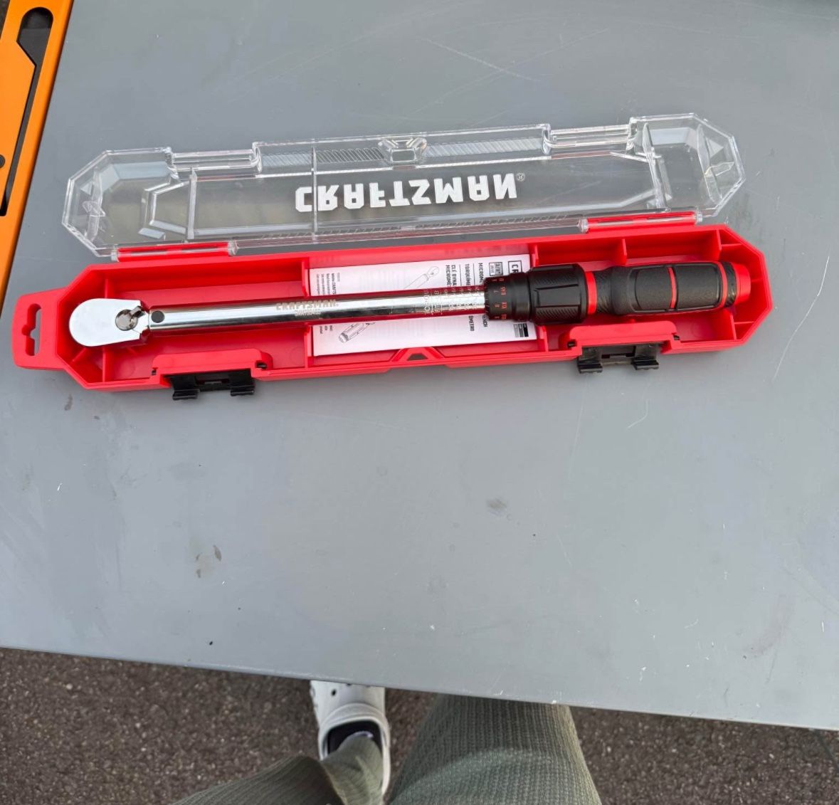 CRAFTSMAN CMMT99433 3/8" DRIVE MICROMETER TORQUE WRENCH 20-100 FT/LB