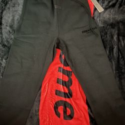 black essential sweat pants 
