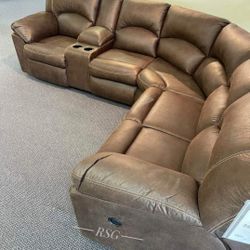 Tambo Manual Reclining Sectional Set 🔥$39 Down Payment with Financing 🔥 90 Days same as cash