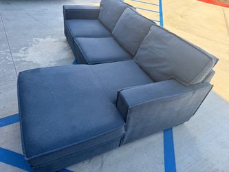 Playmax 94'' 2 Piece Right Arm Facing Chaise Sectional with Pop-Up Sleeper $240