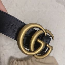 High-end Double G Smooth Buckle Belt
