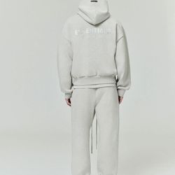 Fear of God ESSENTIALS Homestead Heather Classic Fleece Hoodie