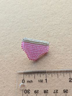 Hand Made Beaded Pin