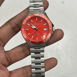 Red male Donald trump watch