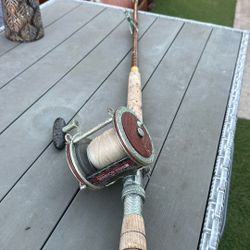 Vintage Fenwick Boat Rod And Penn Reel For Sale! Works Great