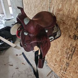 Childs Leather Saaddle