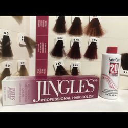 Jingles Professional Hair Color 5 X $20.